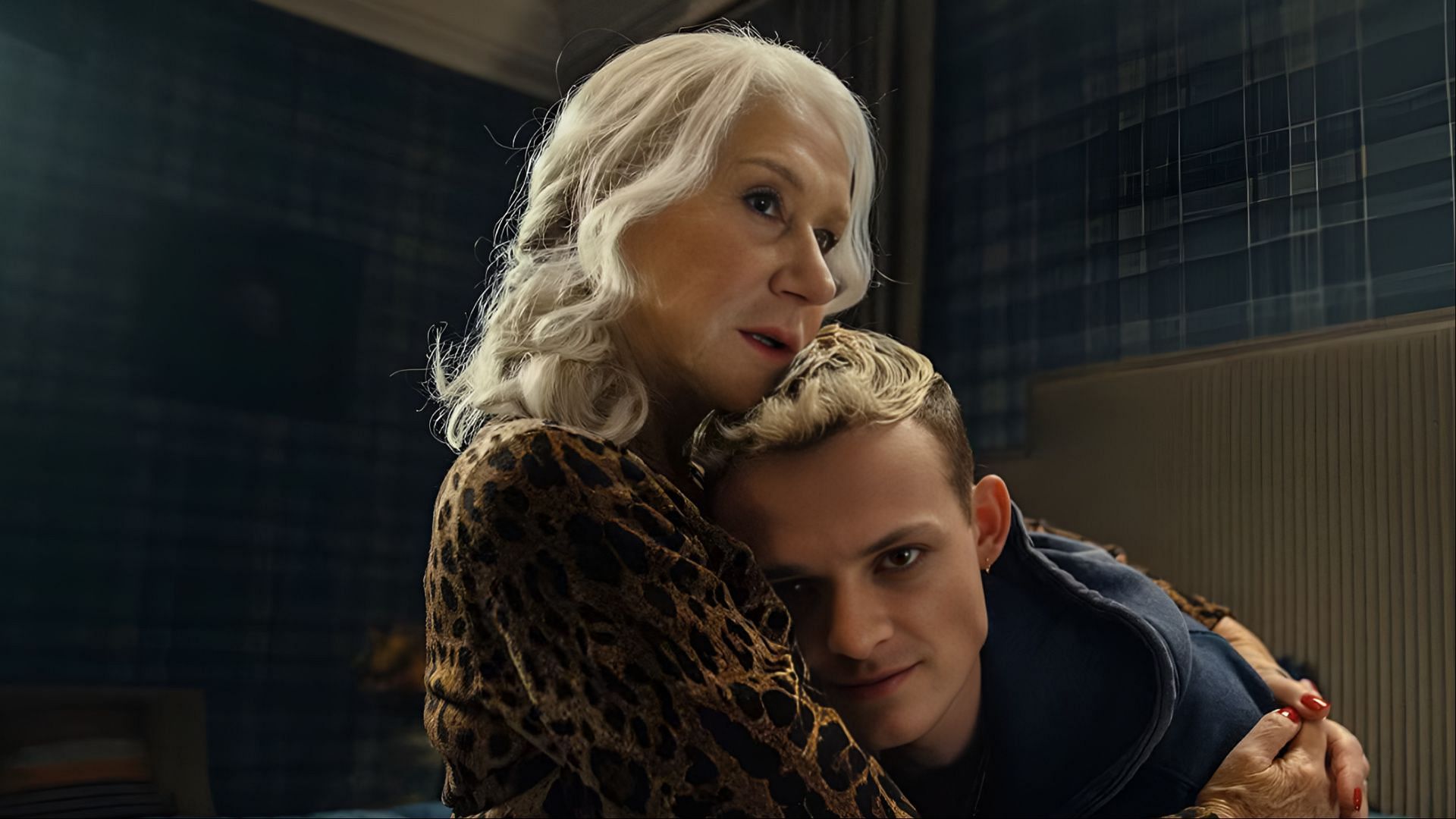 Eddie seeks comfort in Maeve’s arms in MobLand, though their bond feels more strategic than sincere (Image via Paramount+)